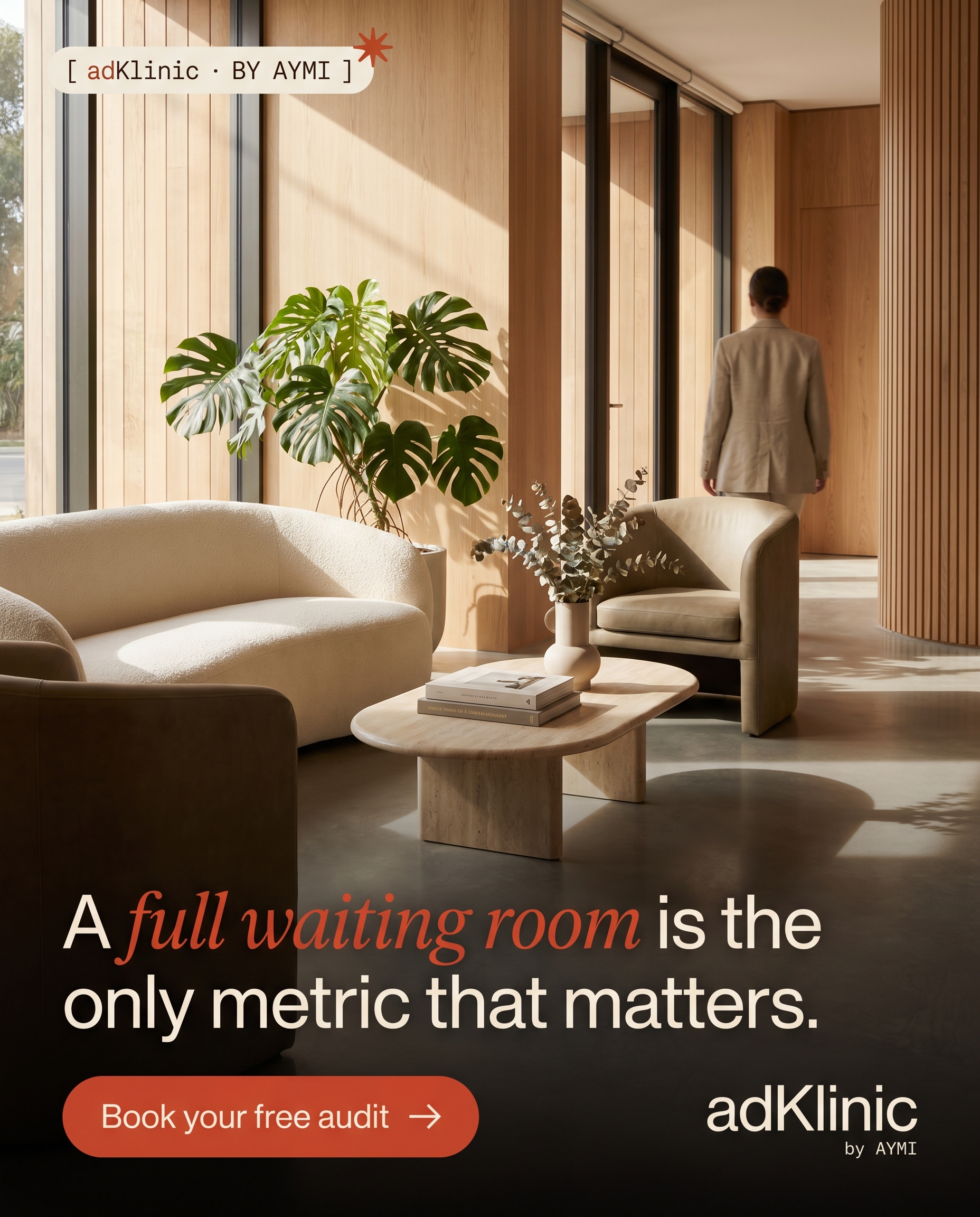 adKlinic ad: A full waiting room is the only metric that matters
