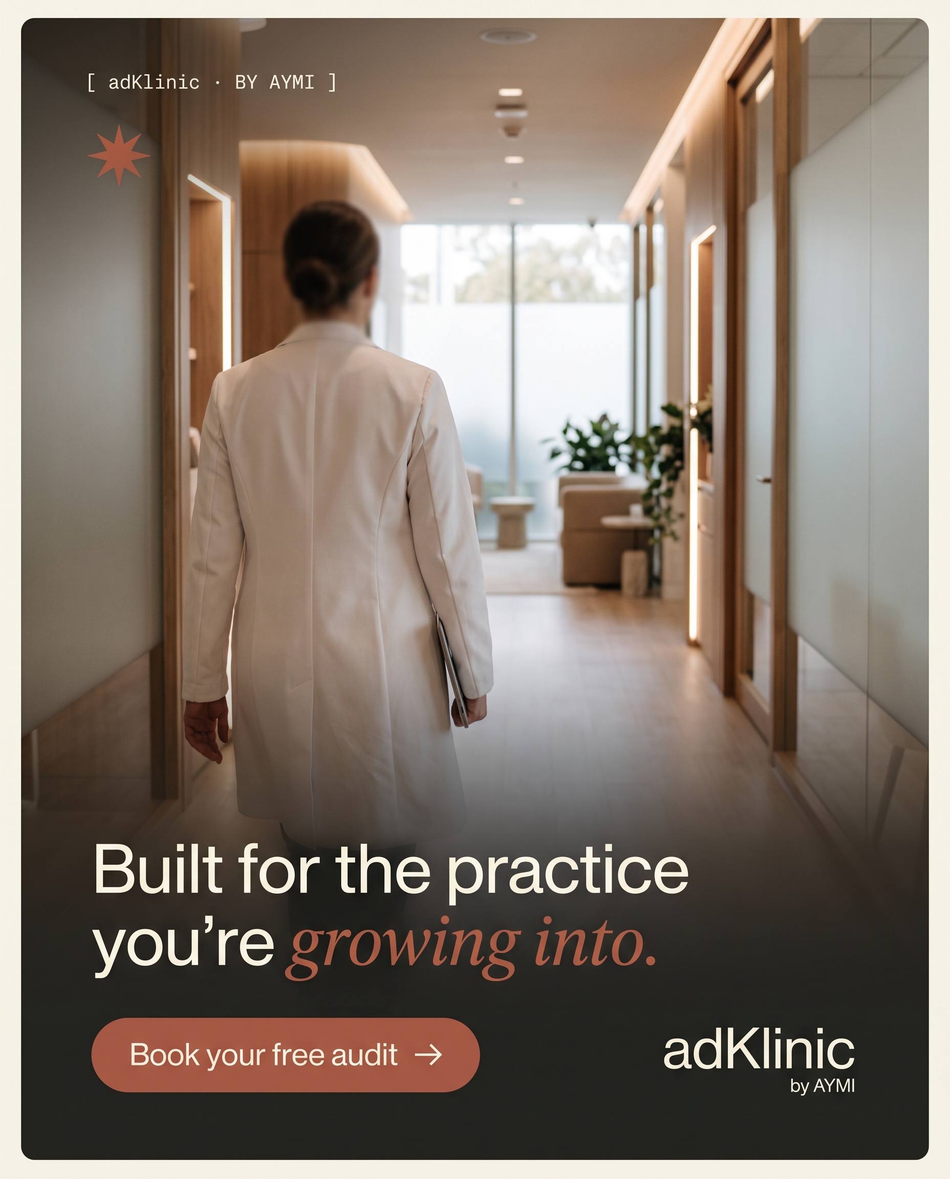 adKlinic ad: Built for the practice you're growing into